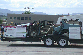 No Going Back - Crashed Car Exhibit